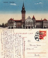 Szabadka Városháza kb 1917       .Posta van !