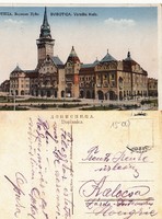 Szabadka Városháza kb 1940       .Posta van !