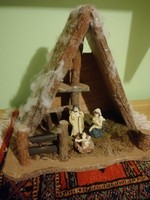 Old nativity scene