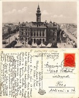 Újvidék NoviSad Városháza  1942    .Posta van !