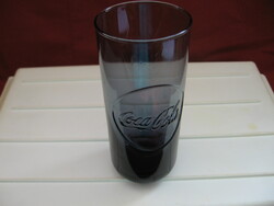 Collector's rarity! Face smoke colored numbered coca cola tube glass
