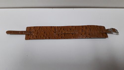 Brand new brown pattern Russian leather watch band 8mm