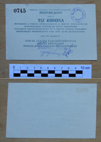 Zirc 10 korona 1919 ritka szükségpénz UNC