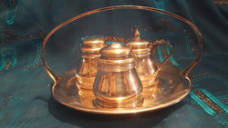 Silver-plated table spice set (m3032)