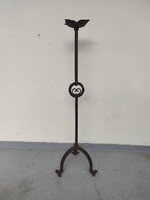 Antique baroque candle holder large standing wrought iron candle holder Christian candelabra 995 6124