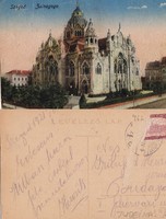 Szeged Zsinagóga 1921    .Posta van !