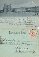 Temesvár Losoncziy tér 1899 STENGEL 4690   .Posta van !