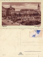 Szent László Square, Nagyvárad, about 1940. There is a post office!