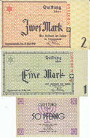 Poland the money of the Lóc ghetto 50 pfennig-1-2 mark mark 1940 replica unc