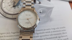 (K) beautiful, elegant steel case tiko time ffi wristwatch