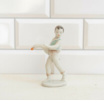 Hollóházi retro porcelán figura - Ludas Matyi - kis hibás