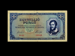 1.000.000 PENGŐ - 1945.11.16  - Inflációs bankjegysor ragja!