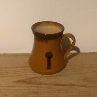 Mustard beer mug
