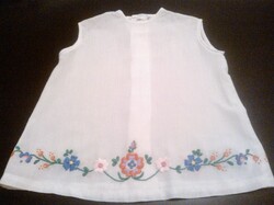 Retro kislany ruha (74 cm), kézzel hímzett kislány ruha / Népies hímzett gyerek ruha