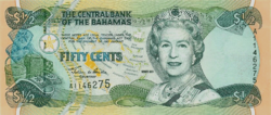 Bahama-szigetek ½ Dollár 2001 UNC