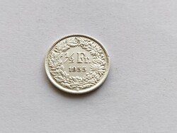 Svájc ezüst 1/2 frank 1955. B.