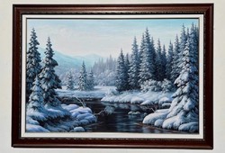 Potom price Najgyanov painting framed 75x105cm