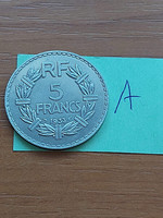 FRANCIA 5 FRANCS FRANK 1933 (a) NIKKEL #A