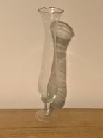 Slim glass vase