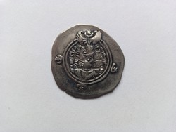 II. HUSZRAN - Szaszanida Birodalom ( Újperzsa Birodalom) - Drahma - Ezüst Érme