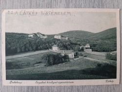 Budakeszi view Queen Elizabeth - sanatorium 1926 postcard