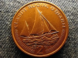 Man-sziget II. Erzsébet 2 penny 2000 PMM (id60661)