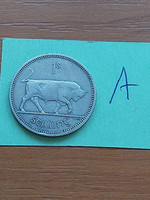 Ireland 1 Shilling 1963 Copper-Nickel Bull #a