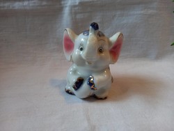 Kínai tündéri kicsi elefántos porcelán (Karácsonyra)