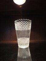Molded glass vase