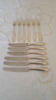 Wmf silver-plated cutlery, knife and fork 6 each