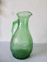 Retro zöld üveg kancsó