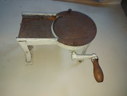 Antique hand ham slicer, works great, in aesthetic condition, with original glaze!