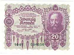 Ausztria 20 korona 1922 REPLIKA UNC
