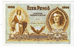 Hungary 1000 pengő draft unc