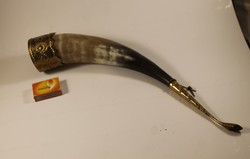 Copper hammered hunter's horn horn 662