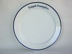 Budapest University of Medicine - plate from the Great Plain porcelain canteen