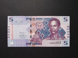 Sierra leone 5 leones 2022 oz