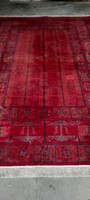 Afgán mintás gyapjú szőnyeg