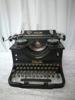 Antik írógép, Halda