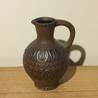 Small brown jar