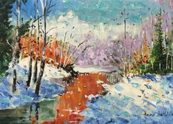 Natália Hepp: winter at the stream