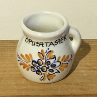 Ceramic white jug