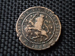 Netherlands 1 cent, 1880 iii. King William (1849 - 1890)