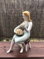 Hollóház porcelain figurine.