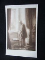 1908 Original and contemporary photo of Habsburg Emperor József Franz, King of Hungary - sheet photograph