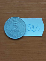 Belize 5 cents 1986 alu. II. Elizabeth #520