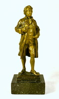XIX. No. End marked bronze statue of Goethe!