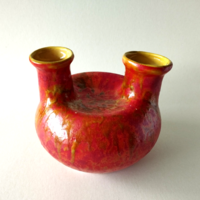 Retro marked pond head ceramic industrial artist vase