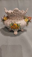 Vintage decorative openwork vase or table centerpiece