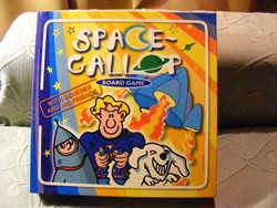 Interplanetary space travel space gallop board game